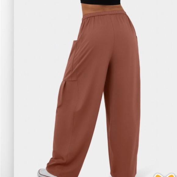 HALARA Elastic Waistband Wide Leg Pants - Picture 4 of 4